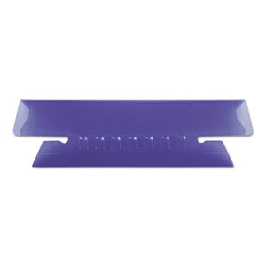 Cardinal Brands, Inc 43-1/2-VIO Hanging File Folder Tabs, 1/3 Tab, 3 1/2 Inch, Violet Tab/White Insert, 25/Pack by ESSELTE PENDAFLEX CORP.