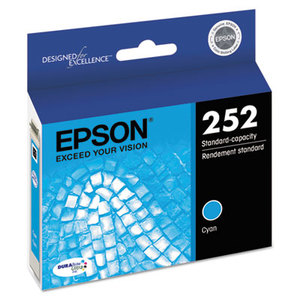 Epson Corporation T252220 T252220 (252) DURABrite Ultra Ink, Cyan by EPSON AMERICA, INC.