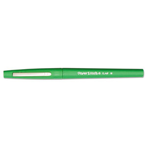 Sanford, L.P. 8440152 Point Guard Flair Porous Point Stick Pen, Green Ink, Medium, Dozen by SANFORD