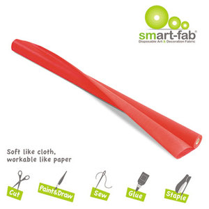 Smart-Fab 1U384804060 Smart Fab Disposable Fabric, 48 x 40 roll, Red by SMART-FAB INC