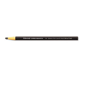 DIXON TICONDEROGA COMPANY 00081 China Marker, Black, Thin, Dozen by DIXON TICONDEROGA CO.