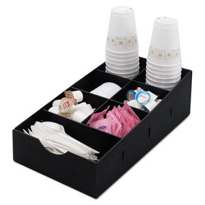 Advantus Corporation VFCC-169 Condiment Caddy, 8 3/4w x 16d x 5 1/4h, Black by ADVANTUS CORPORATION