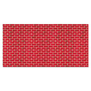 PACON CORPORATION 56475 Fadeless Designs Bulletin Board Paper, Brick, 50 ft x 48" by PACON CORPORATION