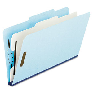 Cardinal Brands, Inc 930025RCP1 Four- and Six-Section Classification Folders, 2/5 Tab, Legal, Blue, 10/Box by ESSELTE PENDAFLEX CORP.