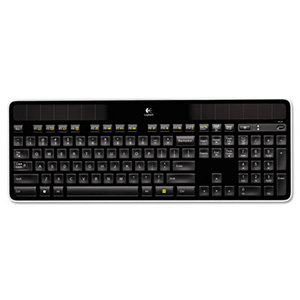 Wireless Solar Keyboard for Mac, Full Size, Silver by LOGITECH, INC.