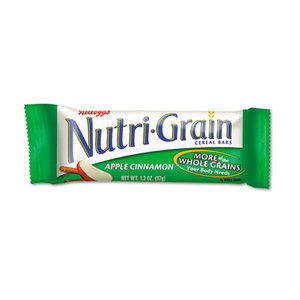 Kellogg NA Co. 35645 Nutri-Grain Cereal Bars, Apple-Cinnamon, Indv Wrapped 1.3oz Bar, 16/Box by KELLOGG'S