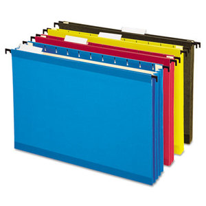 Cardinal Brands, Inc 9213 Hanging Pocket Files, 3 1/2 Inch Expansion, Letter, Assorted, 4 per pack by ESSELTE PENDAFLEX CORP.