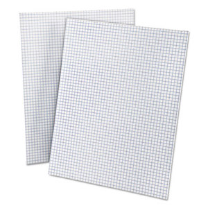 Ampad 22-000 Quadrille Pads, 4 Squares/Inch, 8 1/2 x 11, White, 50 Sheets by AMPAD/DIV. OF AMERCN PD&PPR