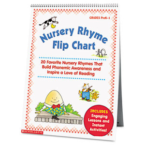 Nursery Rhyme Flip Chart, Grades PreK-1, 20 Pages by SCHOLASTIC INC.