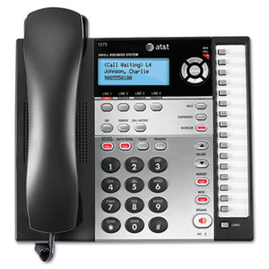 1070 Corded Four-Line Expandable Telephone, Caller ID by VTECH COMMUNICATIONS