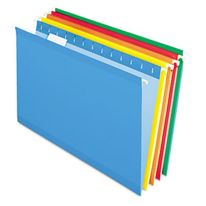 Cardinal Brands, Inc 415315ASST Reinforced Hanging Folders, 1/5 Tab, Legal, Assorted, 25/Box by ESSELTE PENDAFLEX CORP.