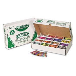 BINNEY & SMITH / CRAYOLA 528016 Classpack Regular Crayons, 16 Colors, 800/BX by BINNEY & SMITH / CRAYOLA