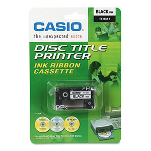 Casio Computer Co., Ltd TR18BK TR18BK Thermal Ink Ribbon Cartridge, Black by CASIO, INC.