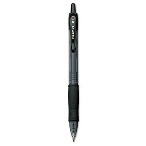 Pilot Corporation 31256 G2 Premium Retractable Gel Ink Pen, Refillable, Black Ink, Bold, Dozen by PILOT CORP. OF AMERICA