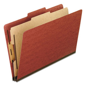 Cardinal Brands, Inc 2157R Four-, Six-, and Eight-Section Pressboard Folders, Legal, Red, 10/Box by ESSELTE PENDAFLEX CORP.