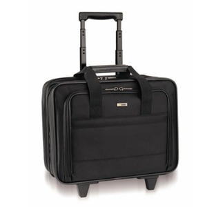 UNITED STATES LUGGAGE B100-4 Classic Rolling Laptop Case, 15.6", 16 x 5 1/2 x 15, Black by UNITED STATES LUGGAGE