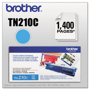 Brother Industries, Ltd TN210C TN210C Toner, 1400 Page-Yield, Cyan by BROTHER INTL. CORP.