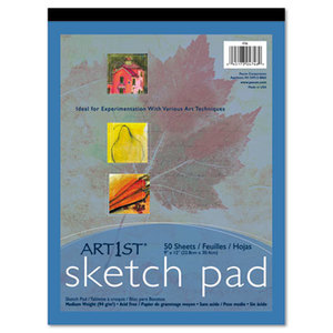 PACON CORPORATION 4746 Art1st Sketch Pad, 60-lbs. Heavyweight Drawing Paper. 9" x 12", 50 Sheets by PACON CORPORATION