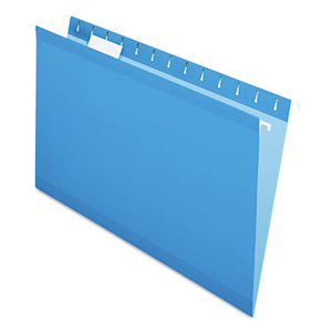 Cardinal Brands, Inc 415315BLU Reinforced Hanging Folders, 1/5 Tab, Legal, Blue, 25/Box by ESSELTE PENDAFLEX CORP.