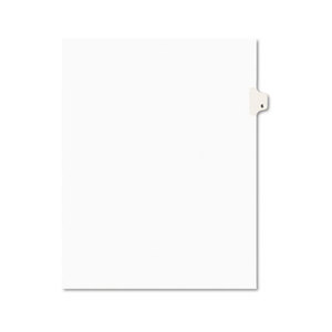 Avery 11916 Avery-Style Legal Side Tab Divider, Title: 6, Letter, White, 25/Pack by AVERY-DENNISON