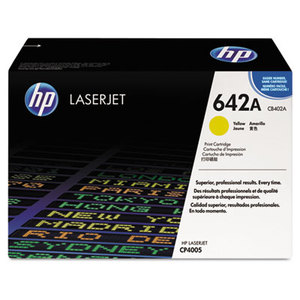 Hewlett-Packard CB402AG HP 642A, (CB402AG) Yellow Original LaserJet Toner Cartridge for US Government by HEWLETT PACKARD