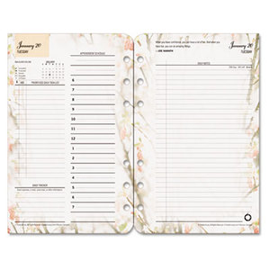 A. T. Cross Company 30393 Blooms Dated Daily Planner Refill, January-December, 4-1/4 x 6-3/4, 2016 by FRANKLIN COVEY