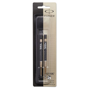 Sanford, L.P. 30525PP Refill for Gel Ink Roller Ball Pens, Medium, Black Ink, 2/Pack by SANFORD