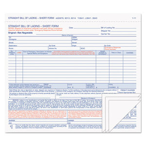 Tops Products 3843 Hazardous Material Short Form, 8 1/2 x 7, Four-Part Carbonless, 50 Forms by TOPS BUSINESS FORMS