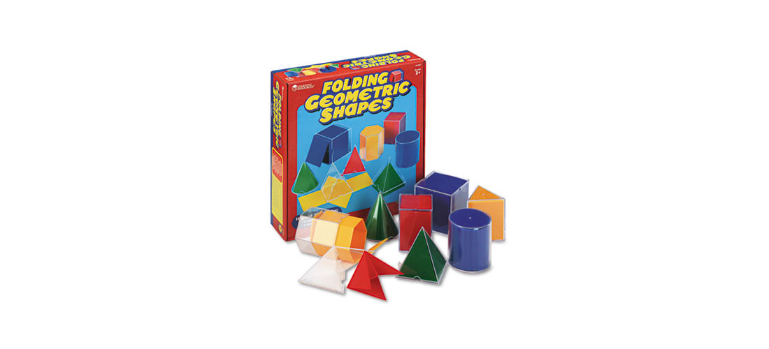 Learning Resources Ler0921 Folding Geometric Shapes Set for sale online 