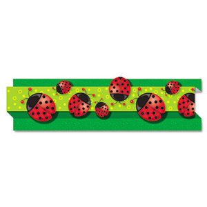 Carson-Dellosa Publishing Co., Inc 108040 Pop-It Border, Ladybugs, 3" x 24', 8 Strips/Pack by CARSON-DELLOSA PUBLISHING