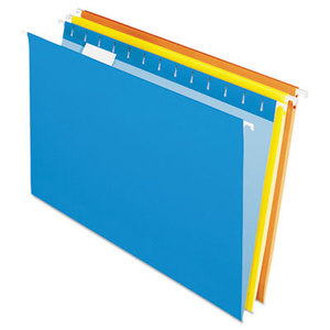 Cardinal Brands, Inc 81632 Essentials Colored Hanging Folders, 1/5 Tab, Legal, Assorted Colors, 25/Box by ESSELTE PENDAFLEX CORP.