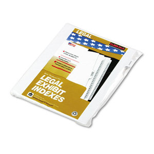 Kleer-Fax, Inc 91852 90000 Series Legal Exhibit Index Dividers, 1/10 Cut Tab, "Exhibit B", 25/Pack by KLEER-FAX