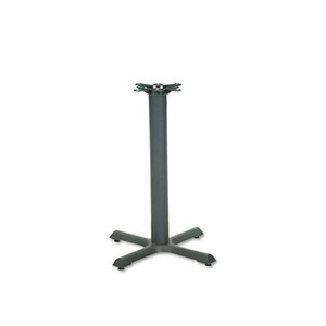 HON COMPANY BBX22P Single Column Cast Iron Base, 22w x 22d x 27-7/8h, Black by HON COMPANY