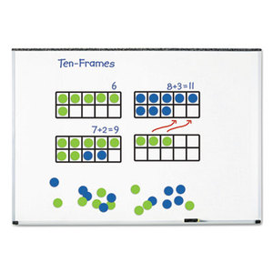 LEARNING RESOURCES/ED.INSIGHTS LER6644 Giant Magnetic Ten-Frame Set, 12 1/4"L x 5"H, Blue/Green by LEARNING RESOURCES