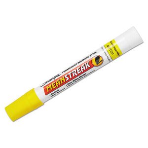 Sanford, L.P. 85005 Mean Streak Marking Stick, Broad Tip, Yellow by SANFORD