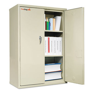 FireKing Security Group CF4436-F Storage Cabinet, 36w x 19-1/4d x 44h, UL Listed 350 for Fire, Parchment by FIRE KING INTERNATIONAL