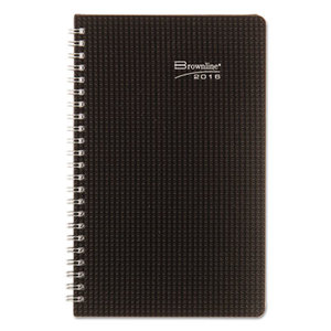 REDIFORM OFFICE PRODUCTS REDCB75VBLK DuraFlex Weekly Planner, 8 x 5, Black, 2016 by REDIFORM OFFICE PRODUCTS