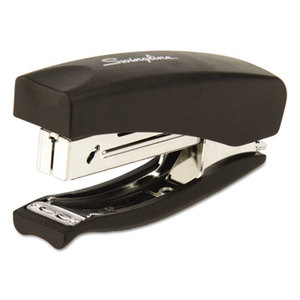 ACCO Brands Corporation S7009901P Soft Grip Half Strip Hand Stapler, 20-Sheet Capacity, Black by ACCO BRANDS, INC.