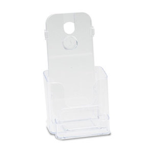 Deflecto Corporation 78601 DocuHolder for Countertop or Wall Mount Use, 4-3/8w x 4-1/8d x 7-3/4h, Clear by DEFLECTO CORPORATION