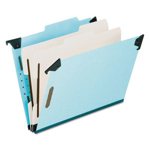 Cardinal Brands, Inc 59352 Pressboard Hanging Classi-Folder, 2 Divider/6-Sections, Legal, Blue by ESSELTE PENDAFLEX CORP.