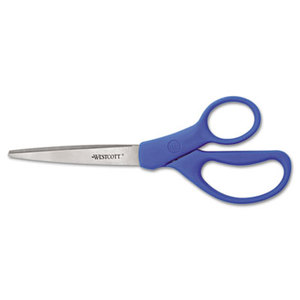 ACME UNITED CORPORATION 15452 Preferred Line Stainless Steel Scissors, 8" Long, Blue, 2/Pack by ACME UNITED CORPORATION