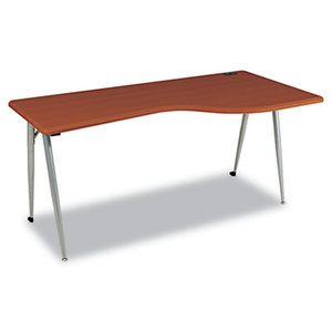BALT INC. 90000 iFlex Series Full Table, 65w x 31d x 29h, Cherry/Silver by BALT INC.
