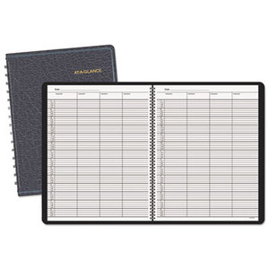 AT-A-GLANCE 80-310-05 Four-Person Group Undated Daily Appointment Book, 8 1/2 x 11, White, by AT-A-GLANCE