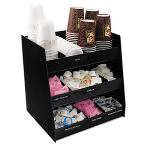 Advantus Corporation VFC-1515 Vertical Condiment Organizer, 14 1/2w x 11 3/4d x 15h, Black by ADVANTUS CORPORATION