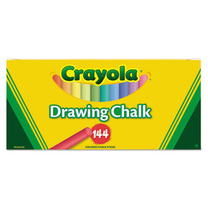 Colored Drawing Chalk, Six Each of 24 Assorted Colors, 144 Sticks/Set by BINNEY & SMITH / CRAYOLA