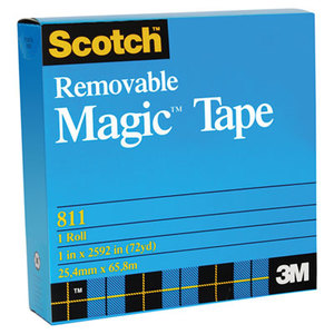 3M 811341296 Removable Tape, 3/4" x 1296", 1" Core by 3M/COMMERCIAL TAPE DIV.