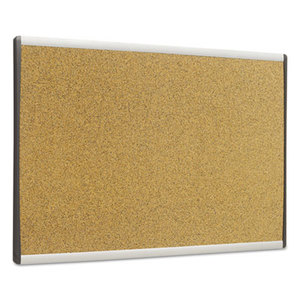 Quartet ARCB2414 ARC Frame Cork Cubicle Board, 14 x 24, Tan, Aluminum Frame by QUARTET MFG.