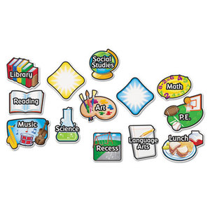 LEARNING RESOURCES/ED.INSIGHTS LER3226 Magnetic Subject Labels, 4 x 6, 13/Set by LEARNING RESOURCES