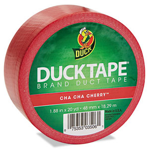 Shurtech Brands, LLC 392874 Colored Duct Tape, 1.88" x 20yds, 3" Core, Red by SHURTECH