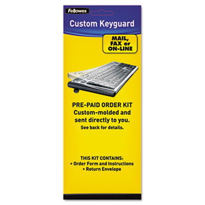 Keyboard Protection Kit, Custom Order, Polyurethane by FELLOWES MFG. CO.